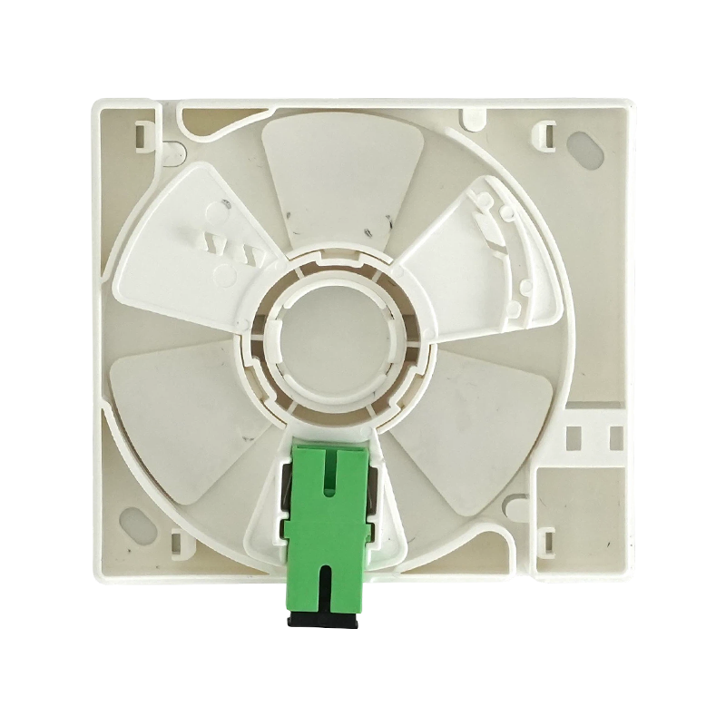 Single-Port SC Fiber Optic Faceplate