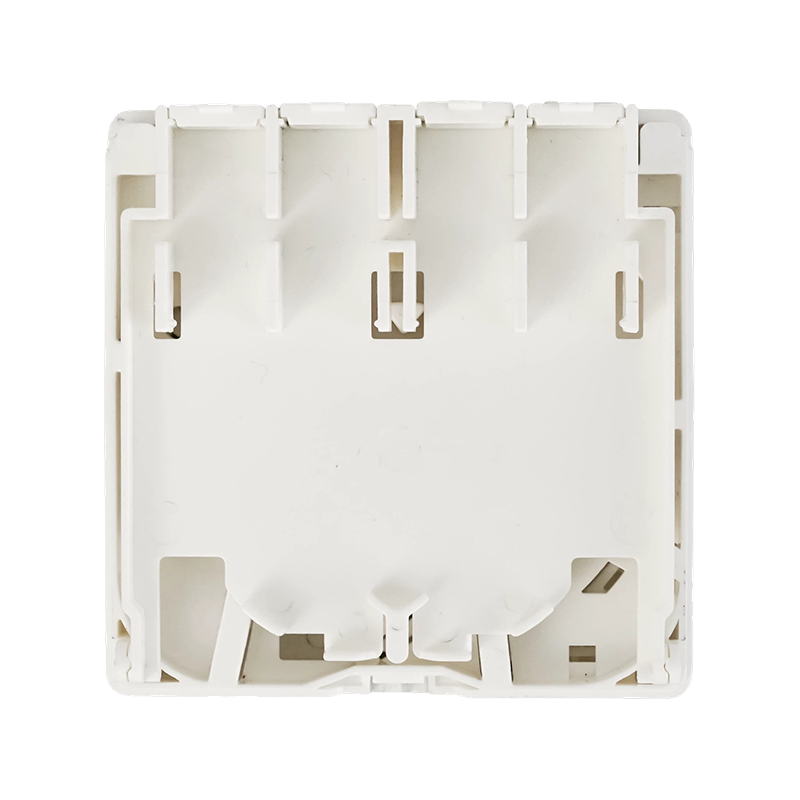 Four-Port SC/DLC Fiber Optic Faceplate Four-Port SC/DLC Fiber Optic Faceplate