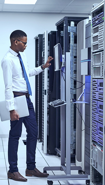 Large-scale data centers for cloud service providers